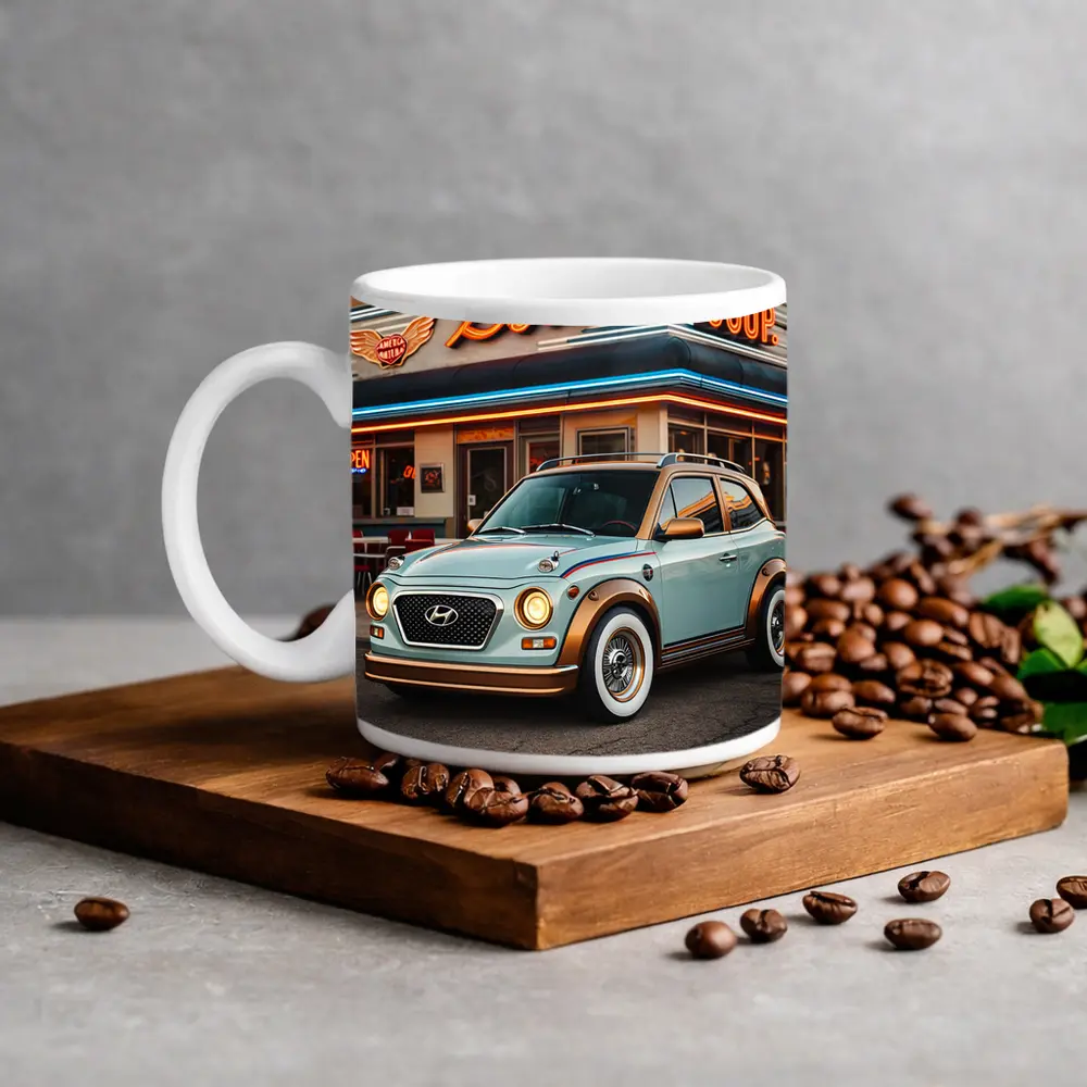 Hyundai Kona Retro Style Classic Diner – Mugs