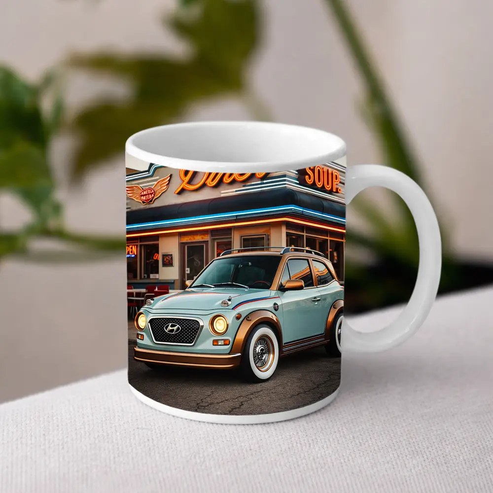 Hyundai Kona Retro Style Classic Diner – Mugs