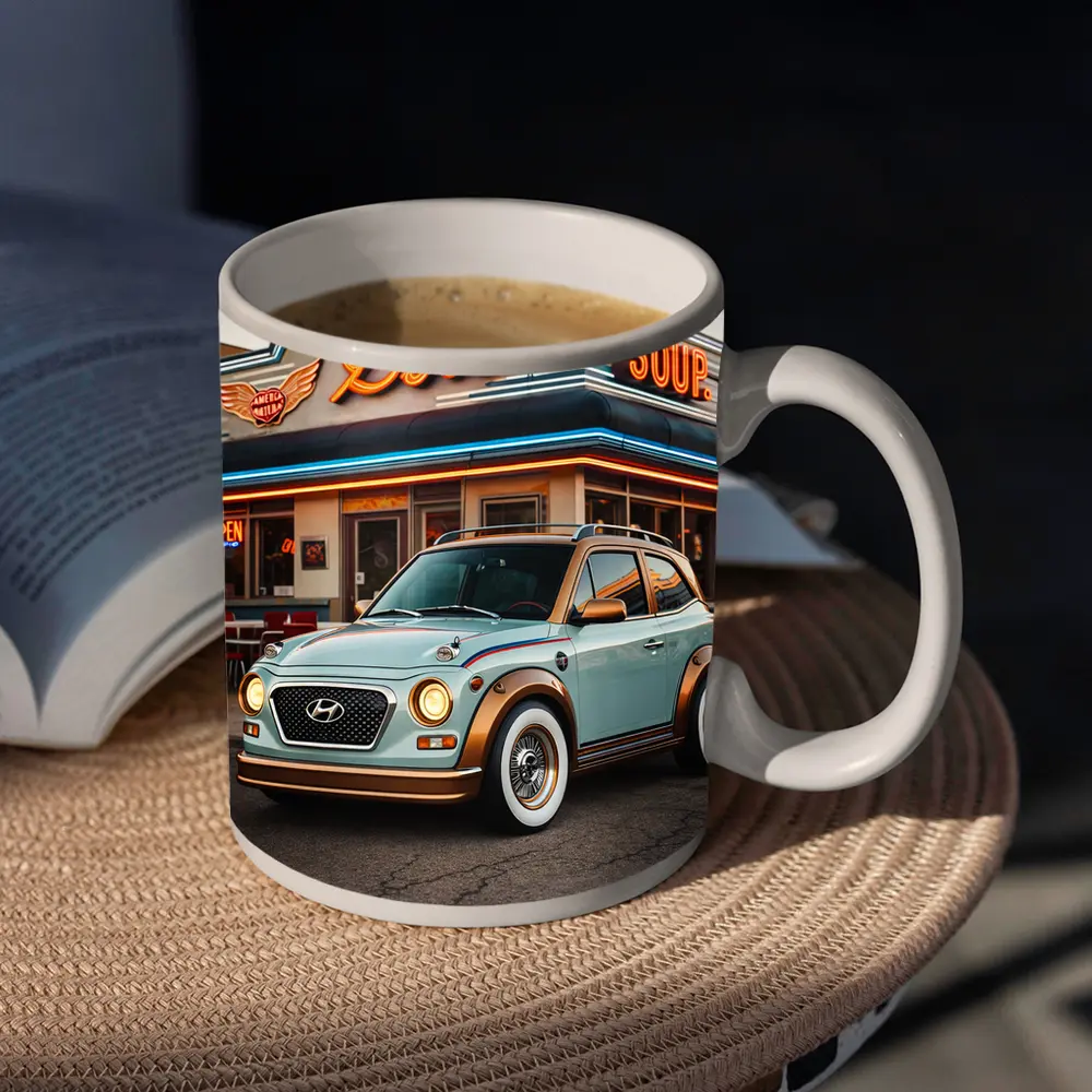 Hyundai Kona Retro Style Classic Diner – Mugs