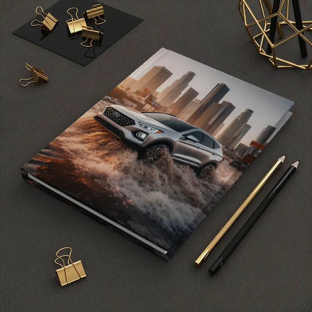 Hyundai Santa Fe Driving Flooded Los Angeles Streets – Notebooks