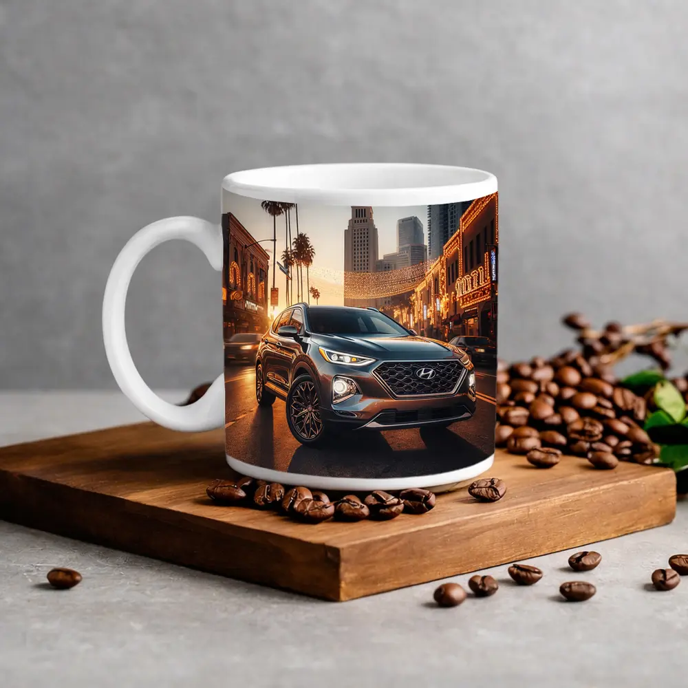 Hyundai Santa Fe Los Angeles City Night – Mugs