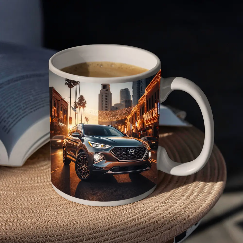 Hyundai Santa Fe Los Angeles City Night – Mugs