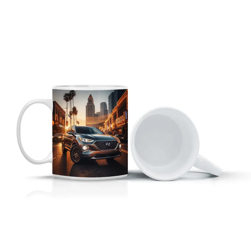 Hyundai Santa Fe Los Angeles City Night – Mugs