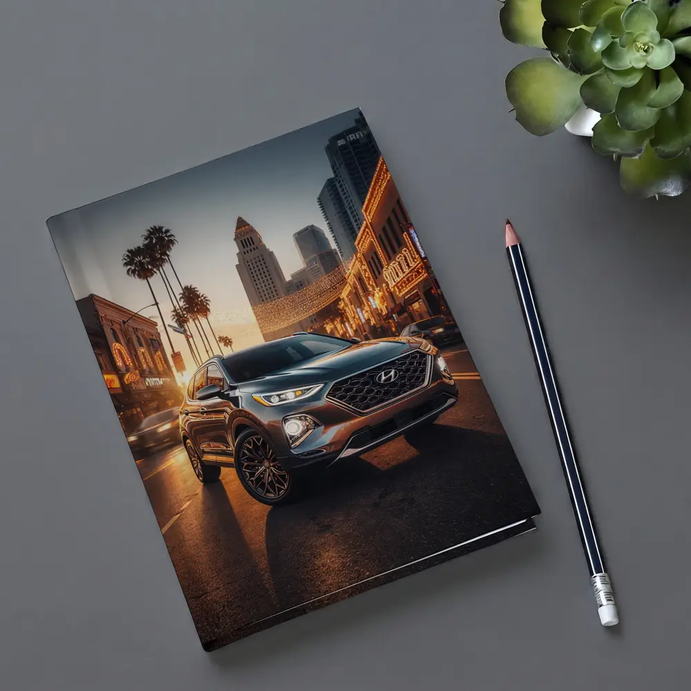 Hyundai Santa Fe Los Angeles City Night – Notebooks