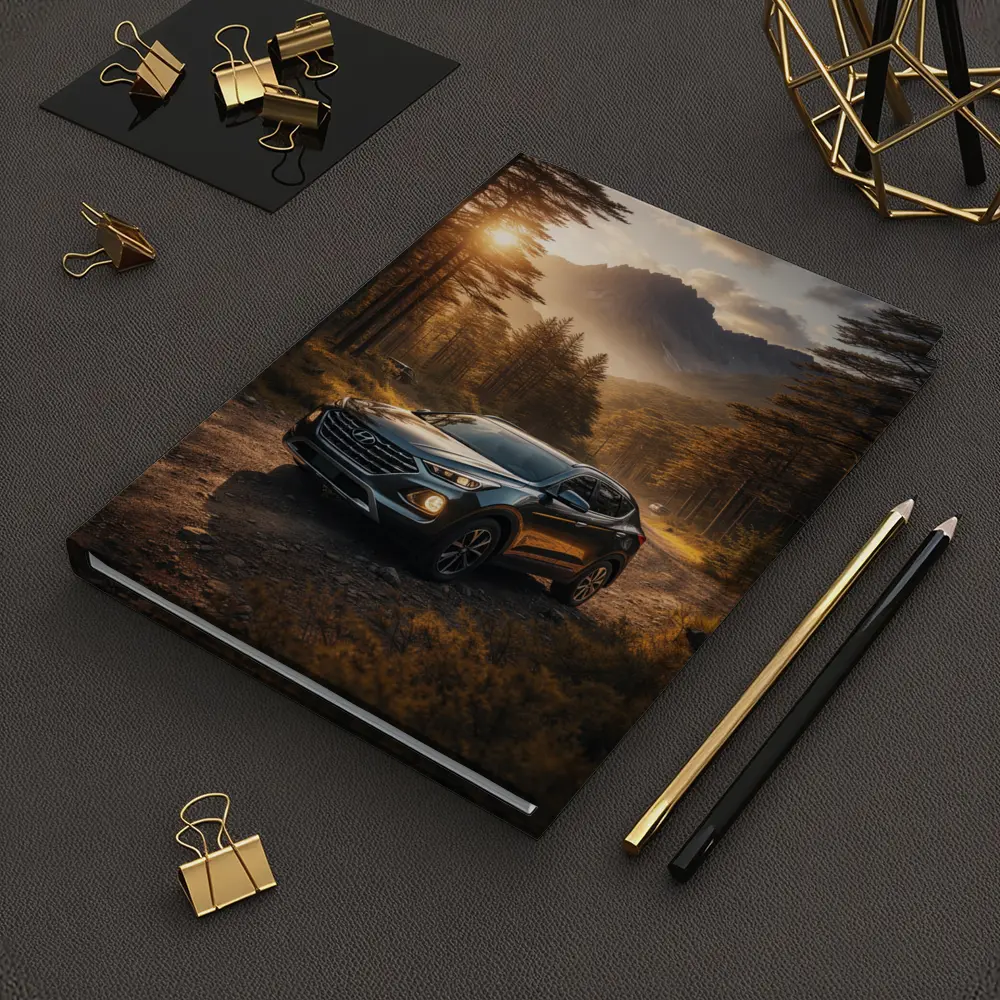 Hyundai Santa Fe Forest Mountain Sunset Drive – Notebooks