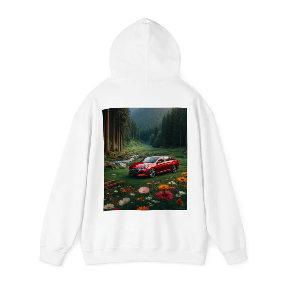 Hyundai Sonata Red Sedan Forest Valley – Hoodies