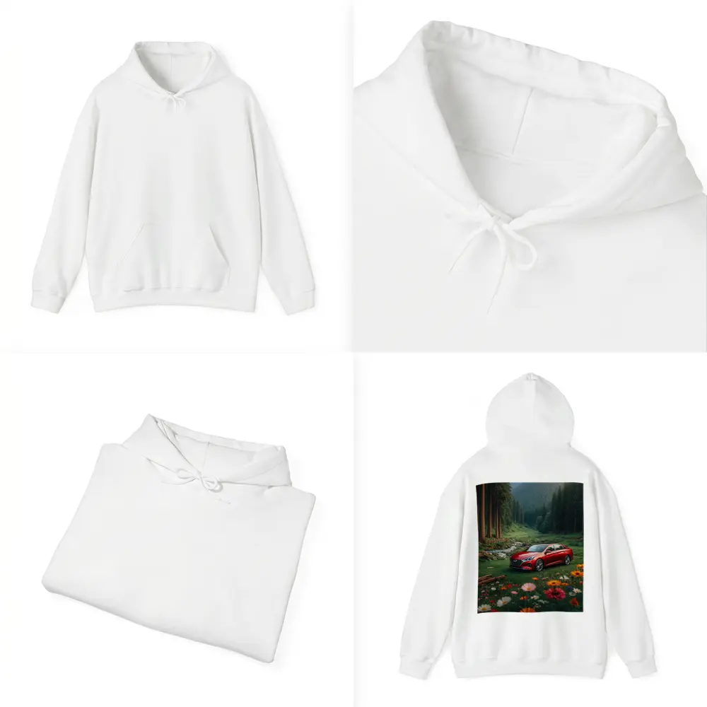 Hyundai Sonata Red Sedan Forest Valley – Hoodies
