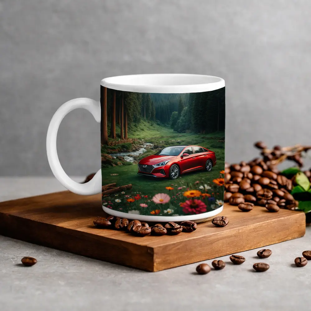 Hyundai Sonata Red Sedan Forest Valley – Mugs