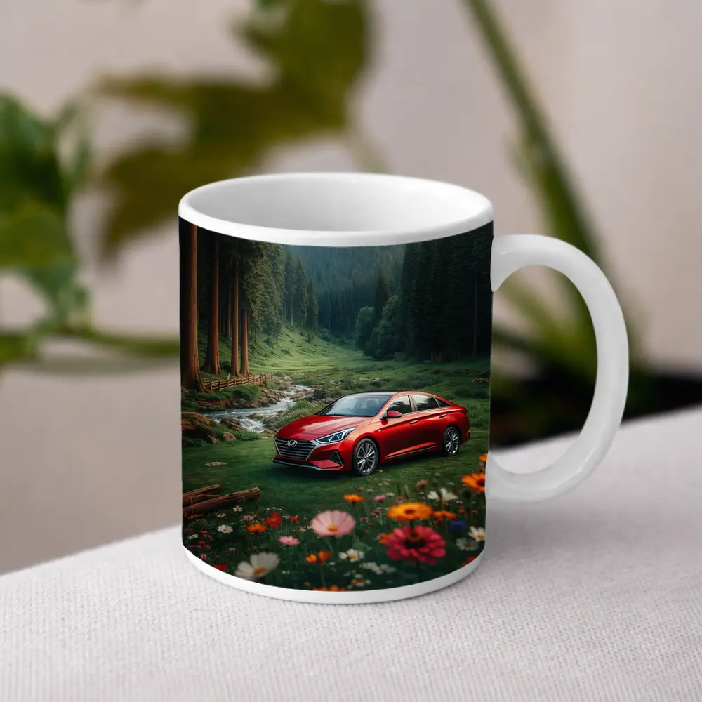 Hyundai Sonata Red Sedan Forest Valley – Mugs