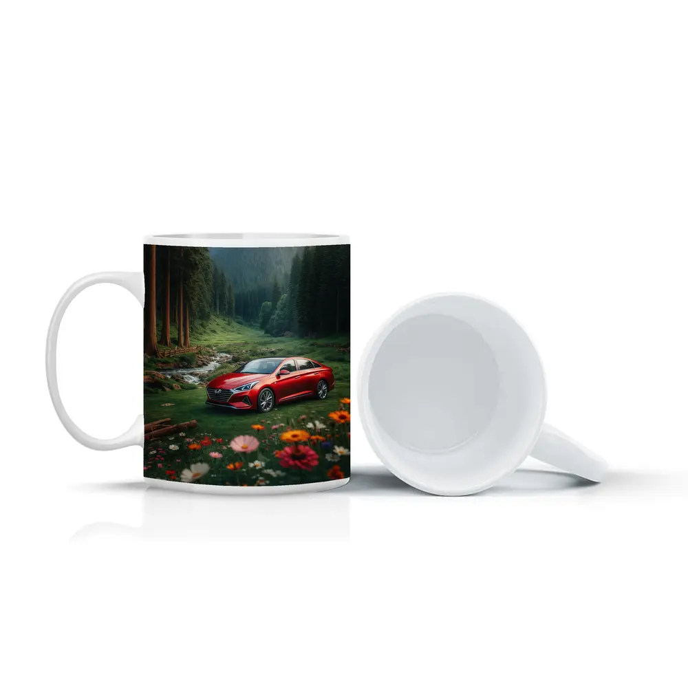 Hyundai Sonata Red Sedan Forest Valley – Mugs