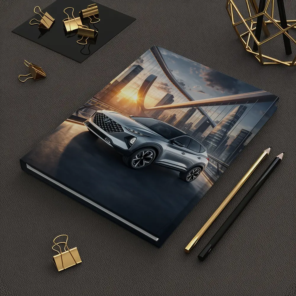 Hyundai Venue SUV City Bridge Sunset – Notebooks
