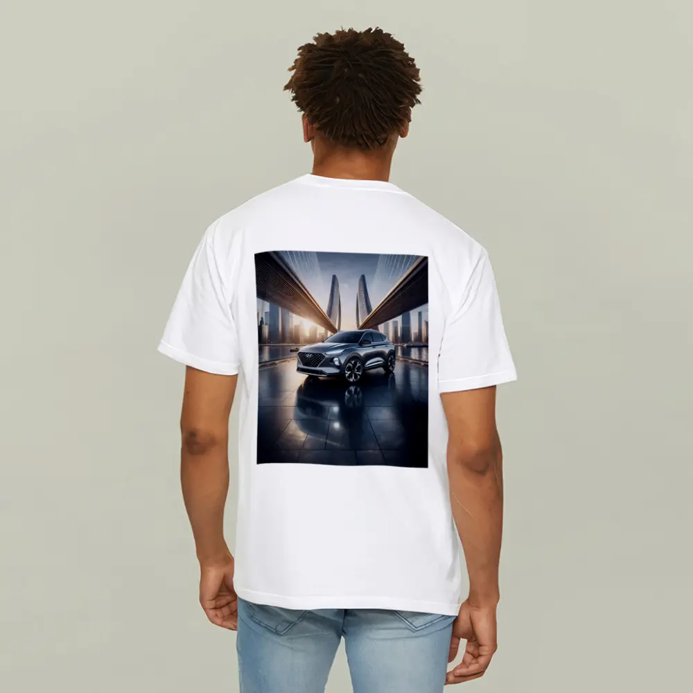 Hyundai Venue SUV City Bridge Skyline – T-Shirts