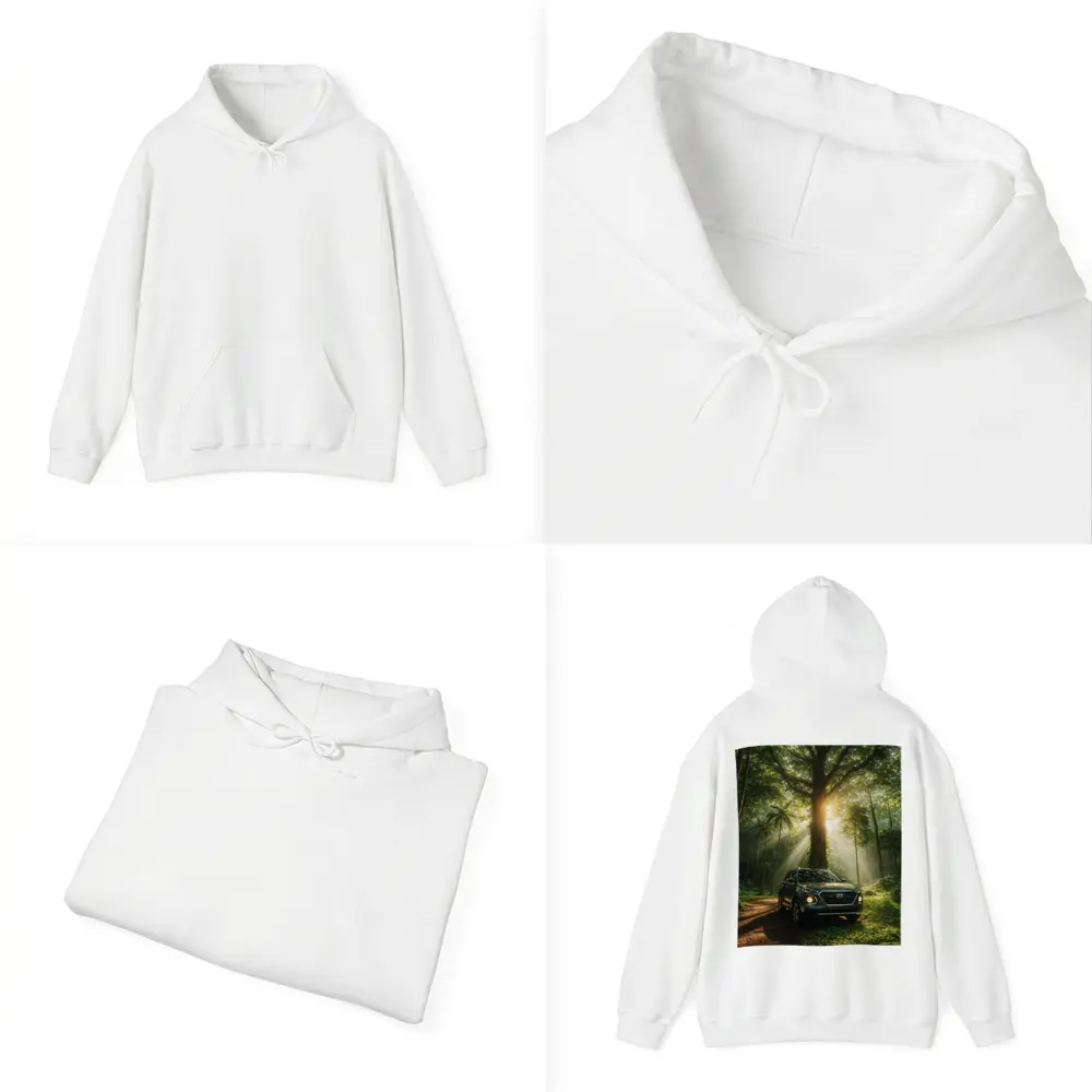 Hyundai Venue SUV Forest Sunlight Scene – Hoodies