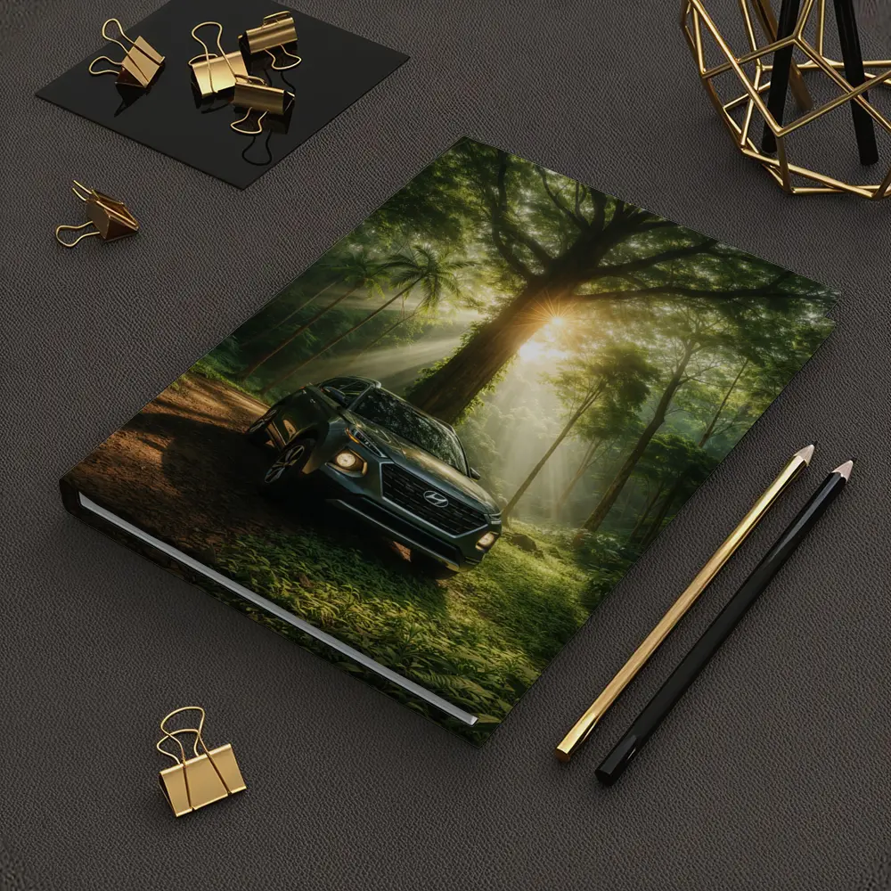Hyundai Venue SUV Forest Sunlight Scene – Notebooks