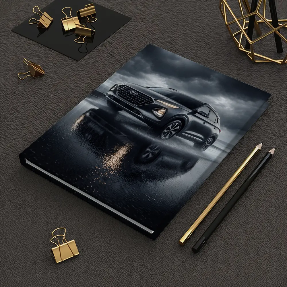 Hyundai Venue Dark Rainy Storm Scene – Notebooks