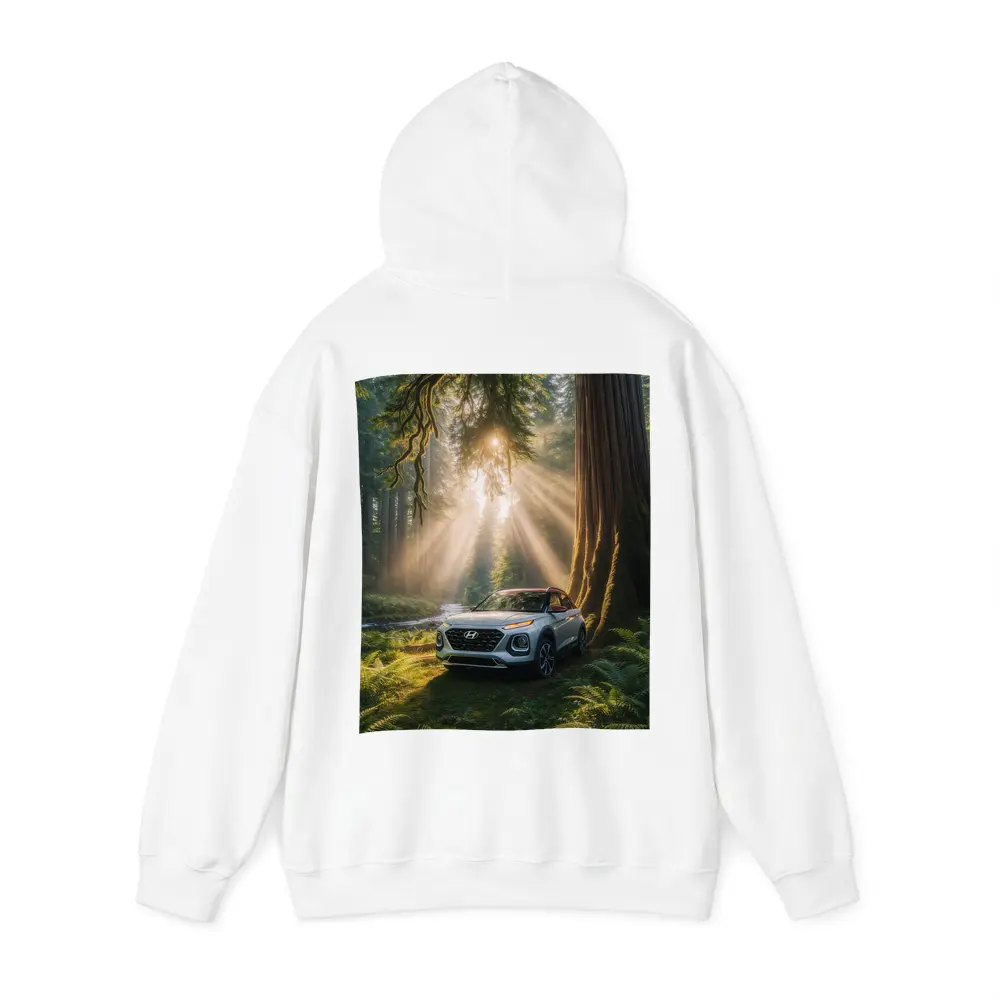 Hyundai Venue SUV in Sunlit Forest – Hoodies