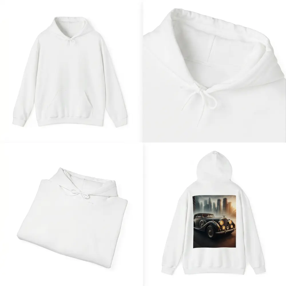 Bentley Classic Car Dark City Skyline – Hoodies