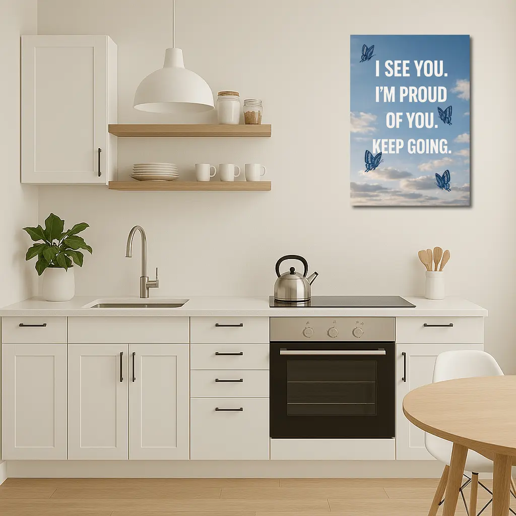 I See You Proud Butterfly Sky Quote – Wall Art