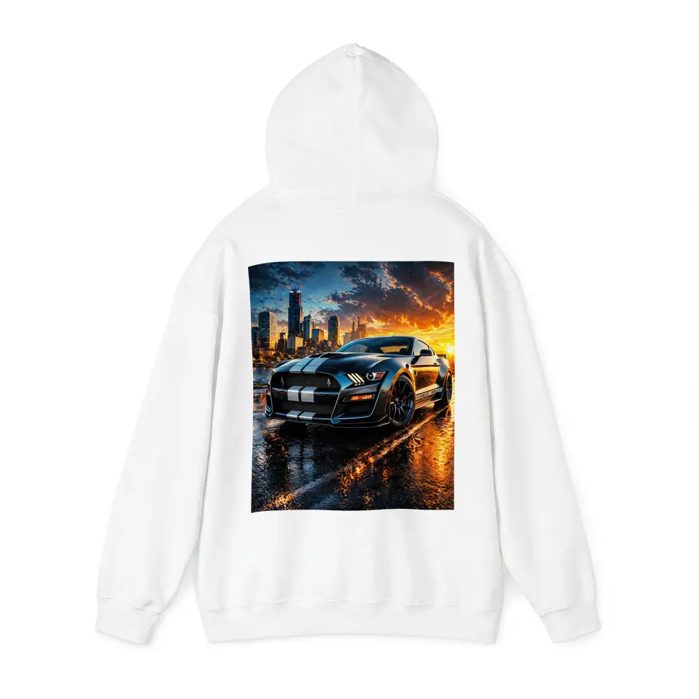 Ford Mustang Shelby GT500 City Sunset – Hoodies