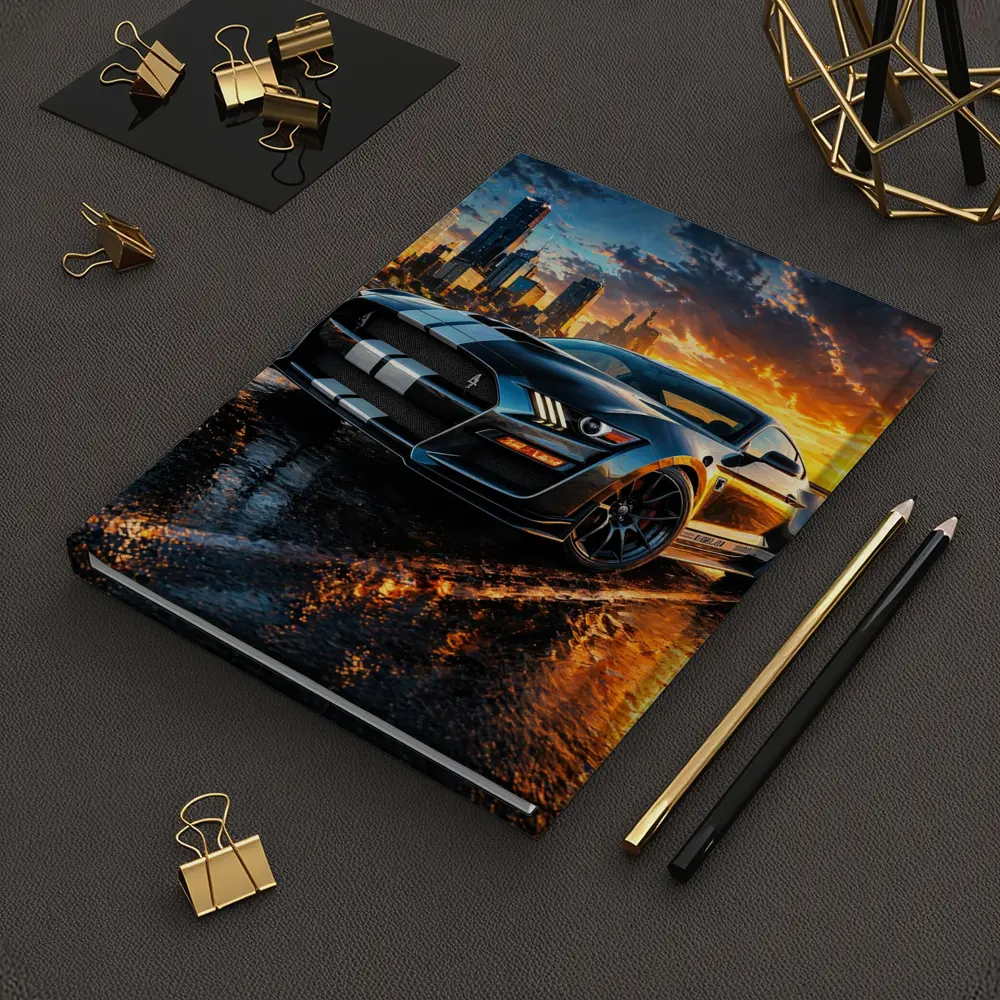 Ford Mustang Shelby GT500 City Sunset – Notebooks