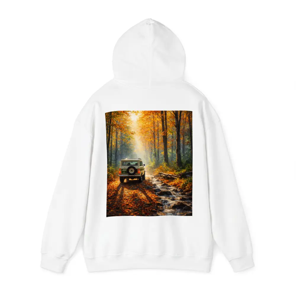 Jeep Wagoneer Autumn Forest Trail Drive – Hoodies