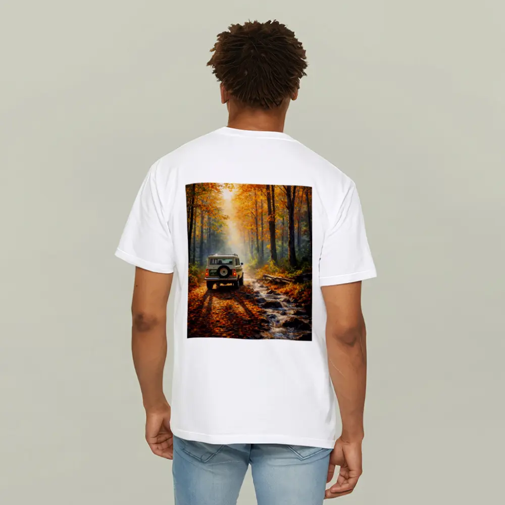 Jeep Wagoneer Autumn Forest Trail Drive – T-Shirts