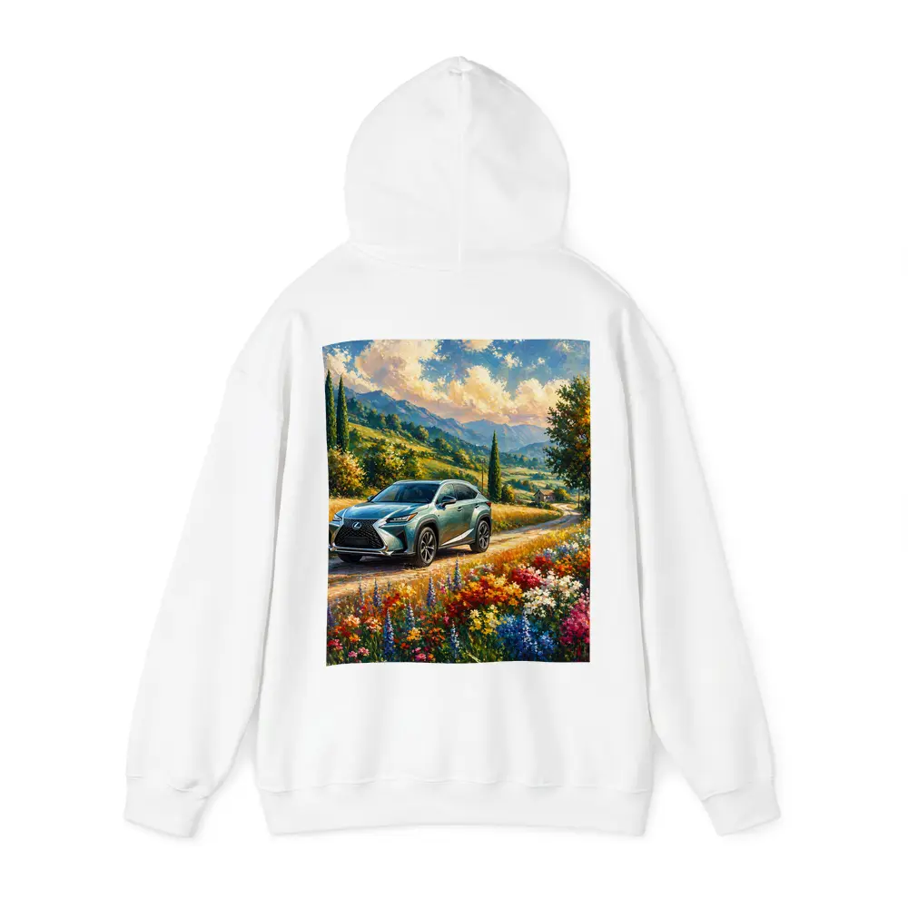Lexus NX Impressionist Painting Countryside Landscape – Hoodies