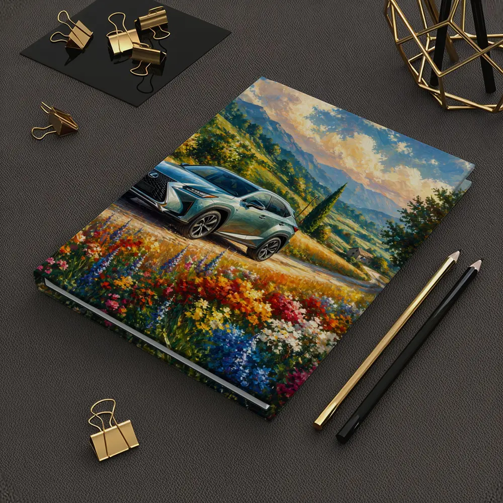 Lexus NX Impressionist Painting Countryside Landscape – Notebooks