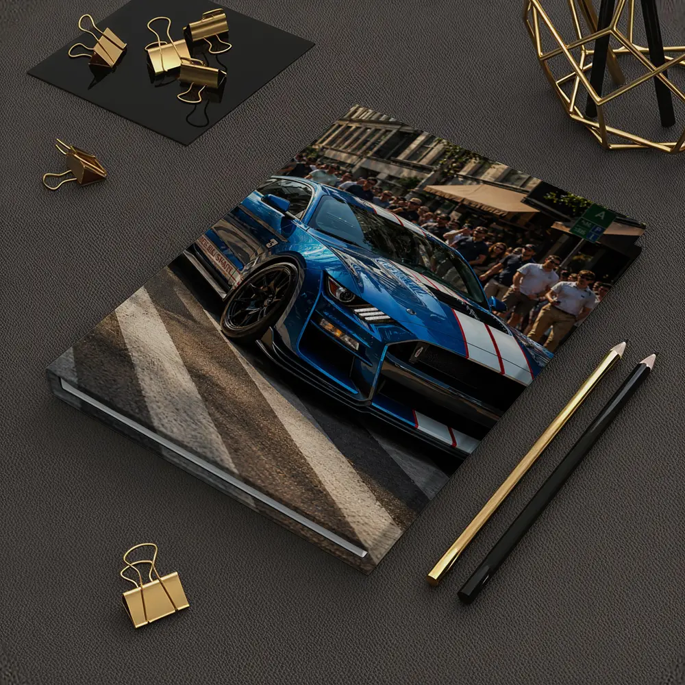 Ford Mustang Shelby GT500 Blue City Street – Notebooks