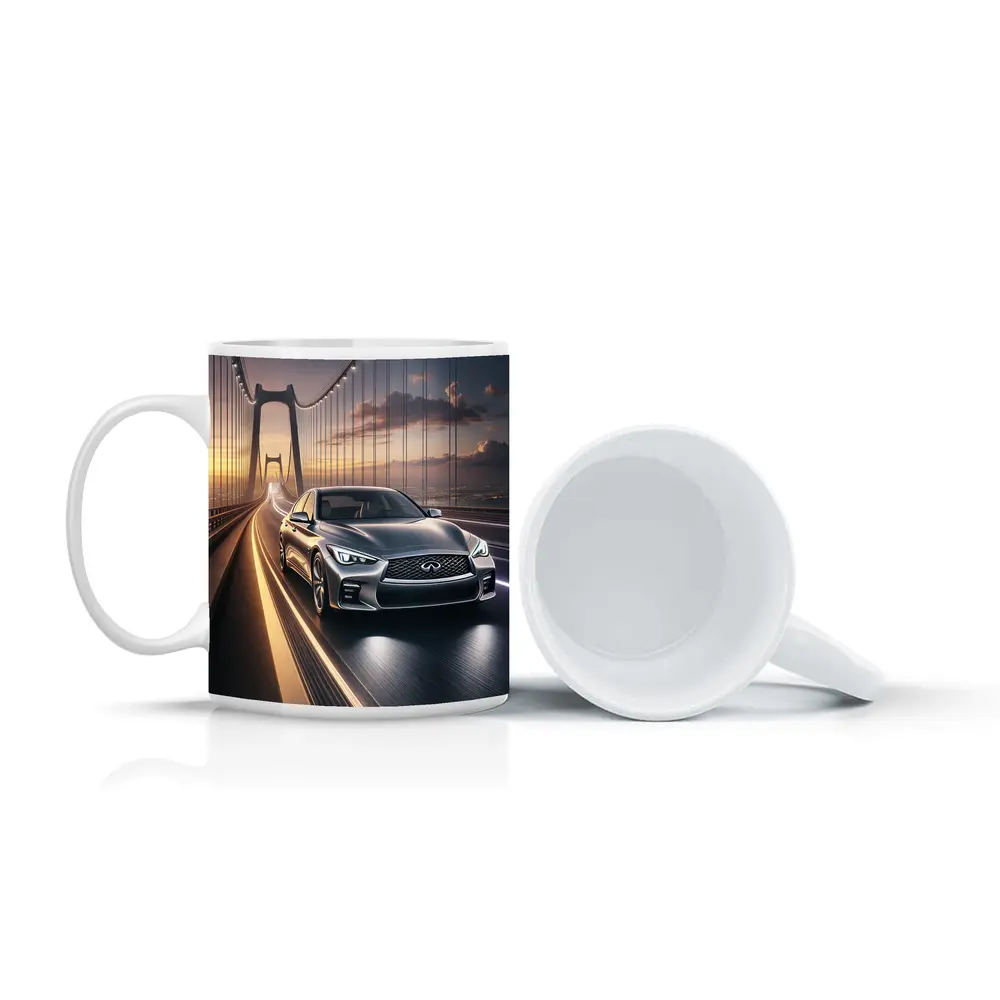 Infiniti Q50 Sedan Crossing Suspension Bridge – Mugs