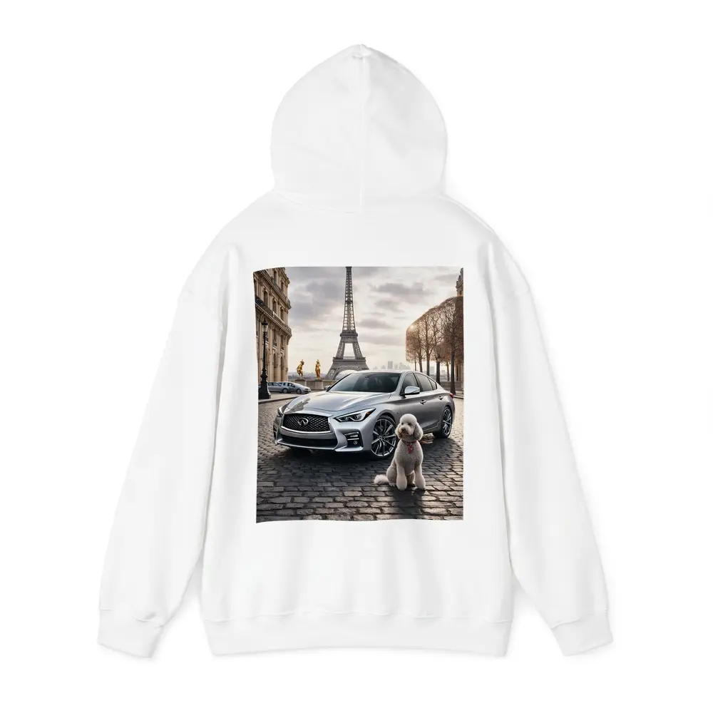 Infiniti Q50 Poodle Paris Eiffel Tower – Hoodies