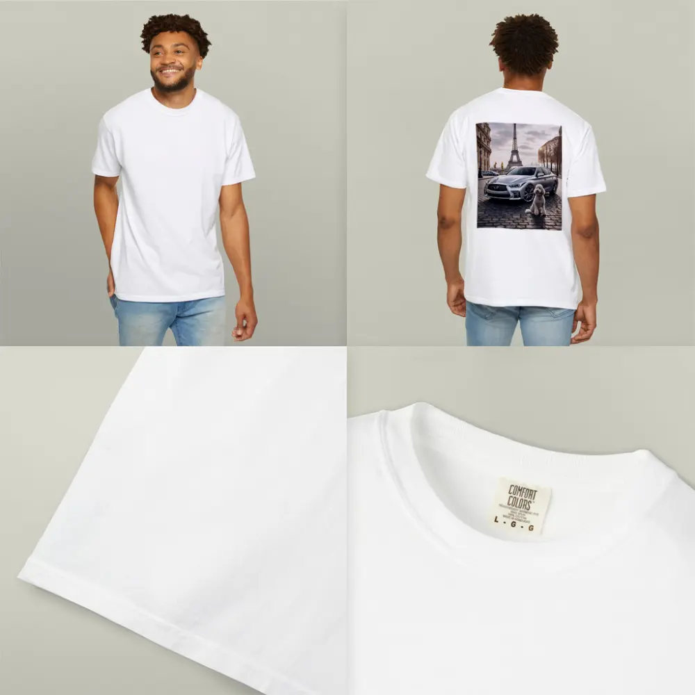 Infiniti Q50 Poodle Paris Eiffel Tower – T-Shirts