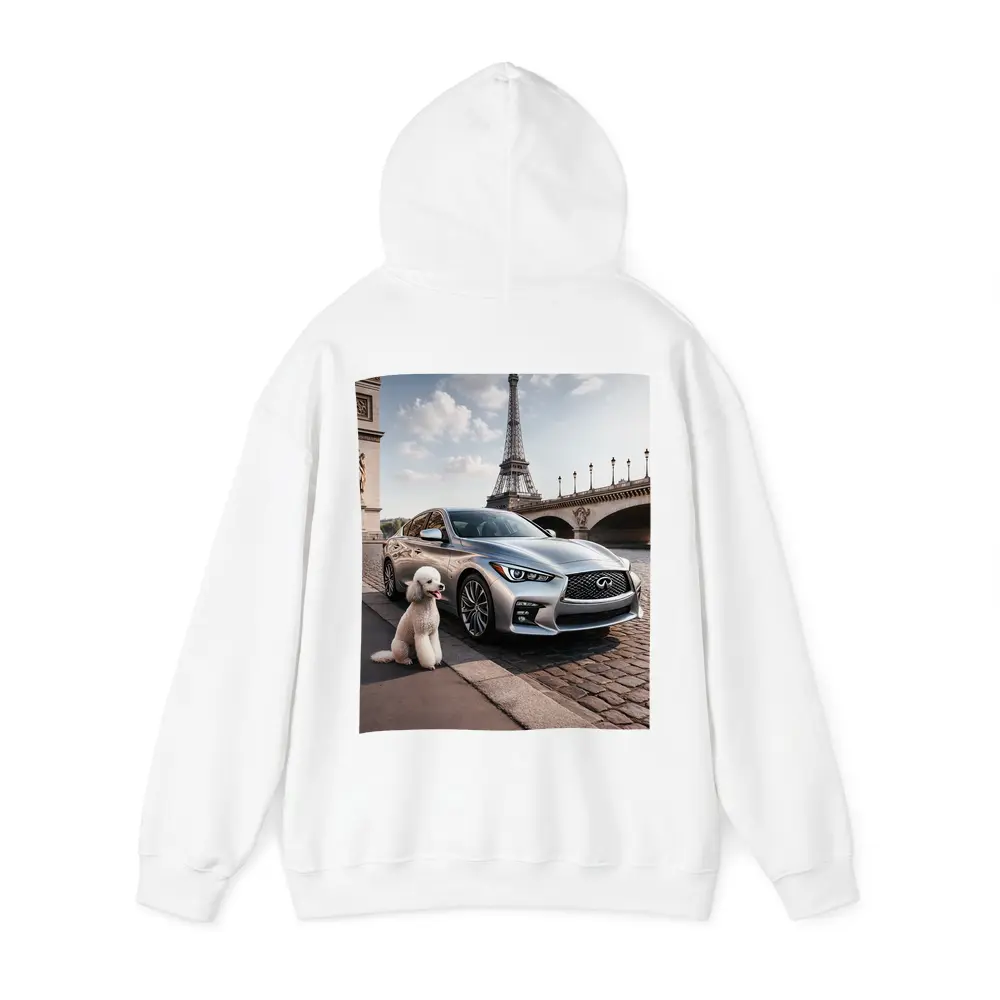 Infiniti Q50 Poodle Eiffel Tower Paris – Hoodies
