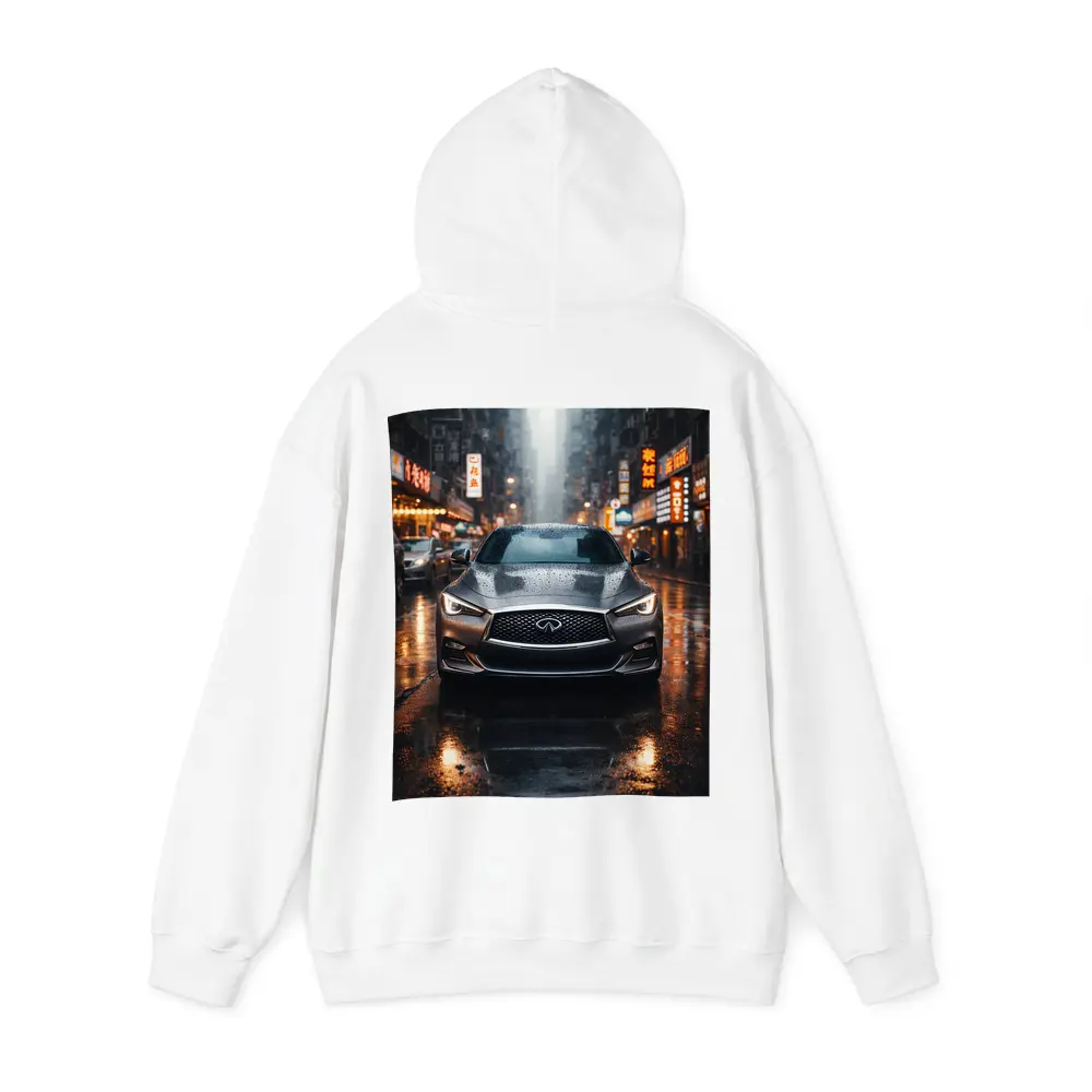 Infiniti Q60 Rainy City Street Night – Hoodies
