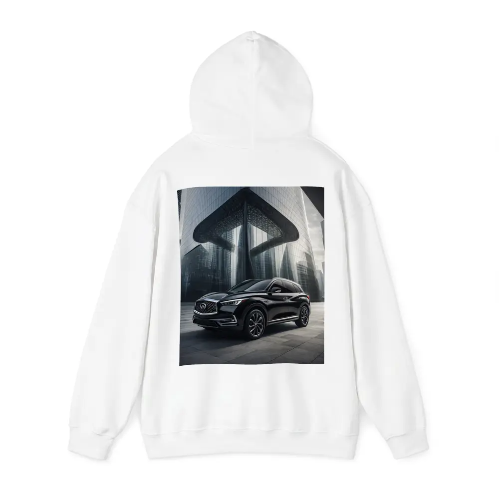 Infiniti QX60 Black SUV Futuristic City – Hoodies