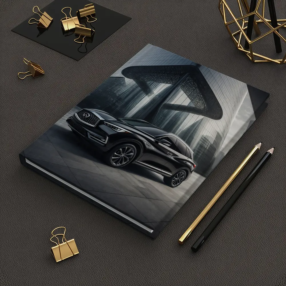 Infiniti QX60 Black SUV Futuristic City – Notebooks
