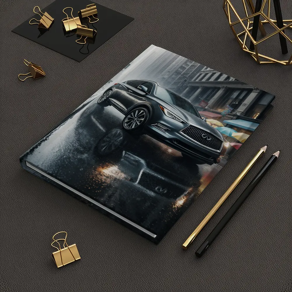 Infiniti QX60 Rainy City Street Scene – Notebooks