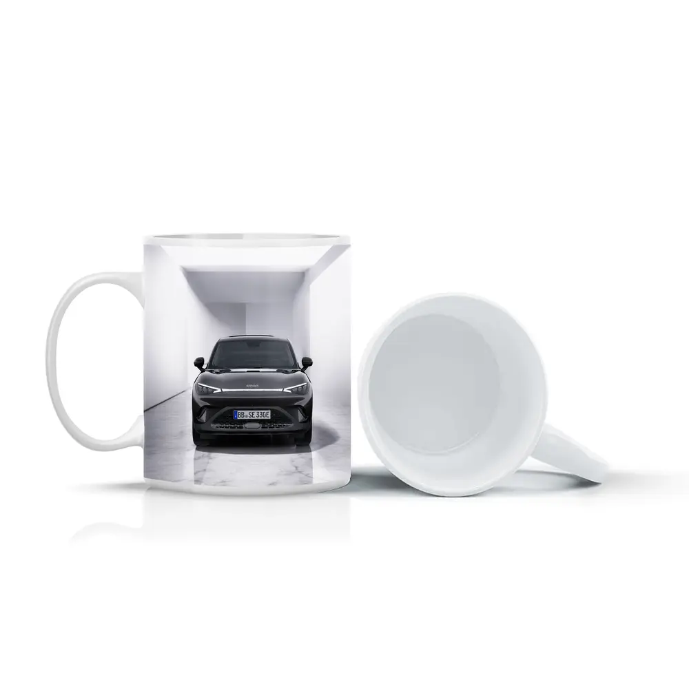 Smart Car Black SUV White Studio – Mugs