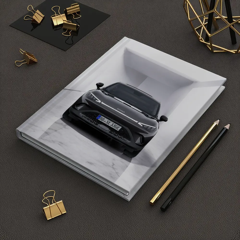 Smart Car Black SUV White Studio – Notebooks