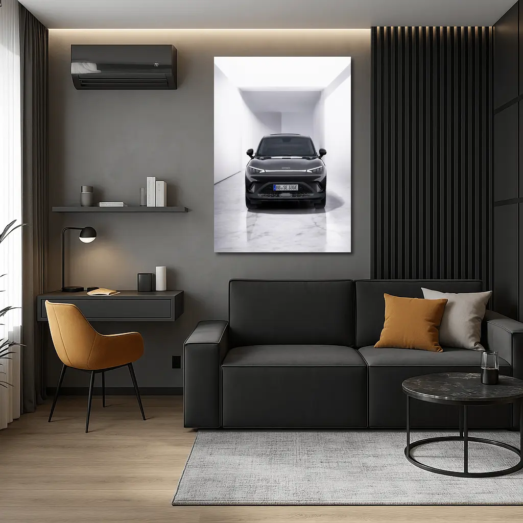 Smart Car Black SUV White Studio – Wall Art