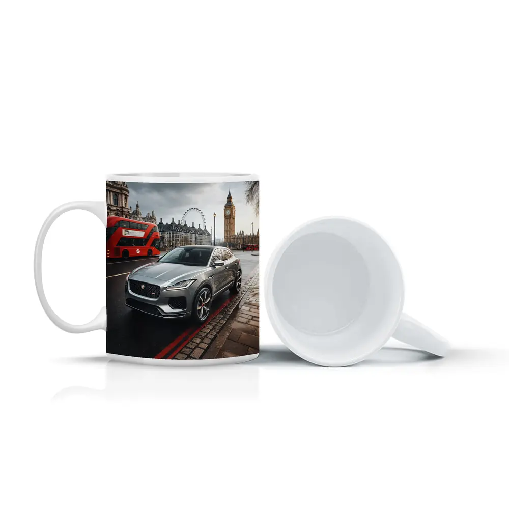 Jaguar E Pace London Big Ben Street – Mugs