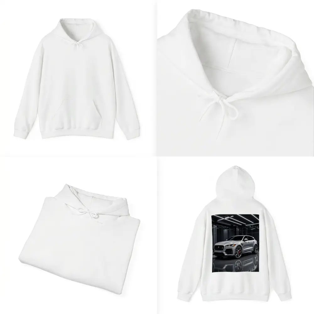 Jaguar F-Pace SVR Silver Dark Showroom – Hoodies