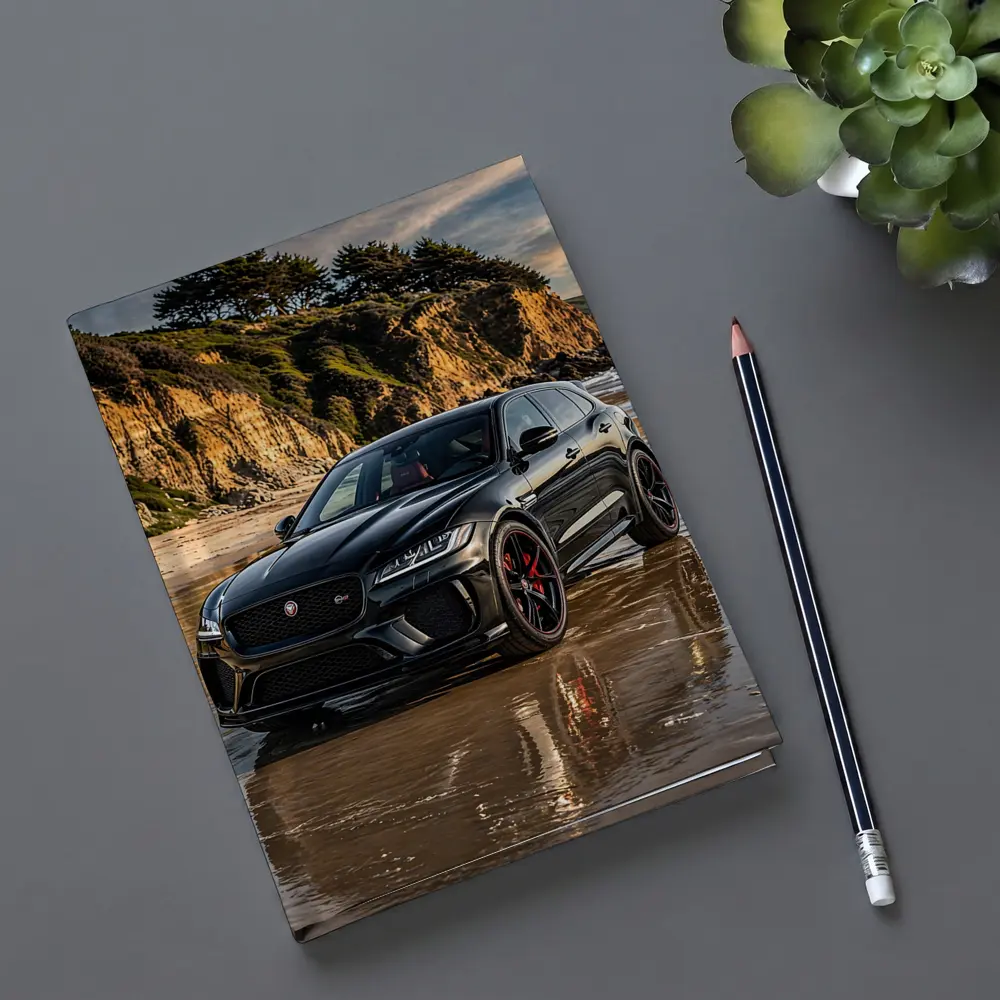 Jaguar F Pace SVR Black Beach Cliffs – Notebooks