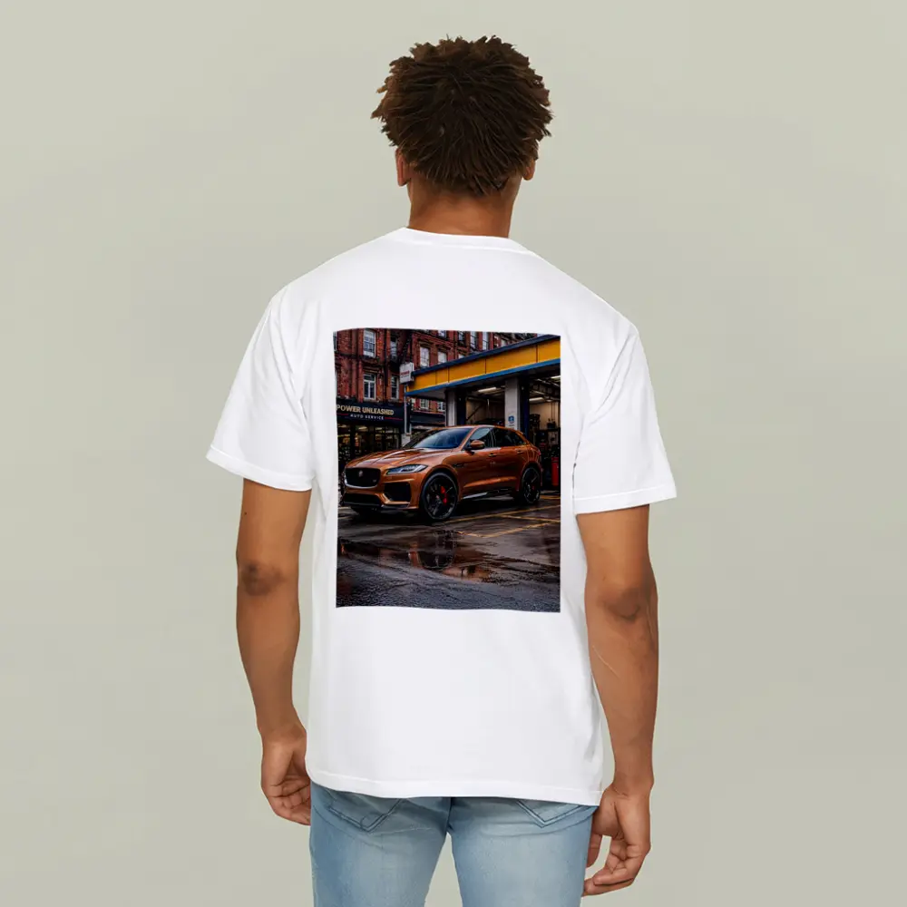 Jaguar F-Pace SVR Brown Auto Service Street – T-Shirts