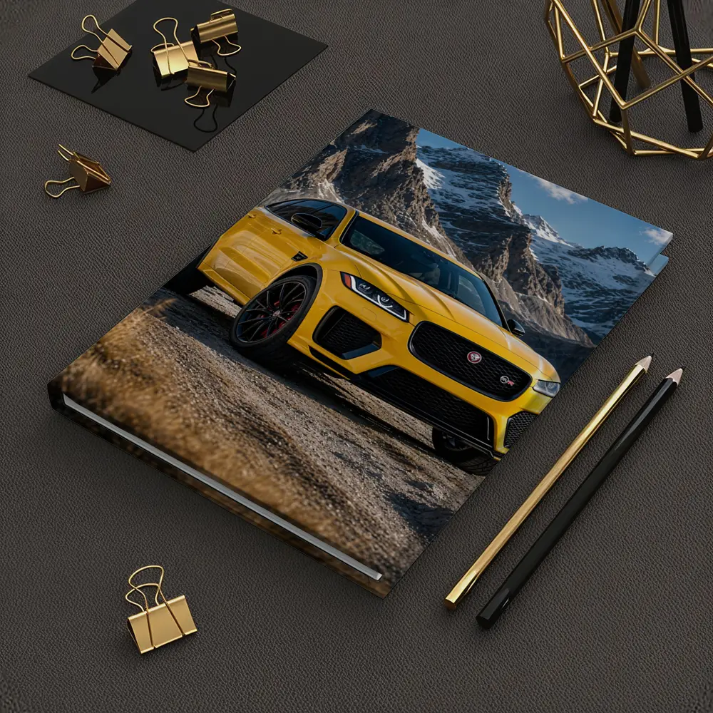 Jaguar F-Pace SVR Yellow Mountain Backdrop – Notebooks