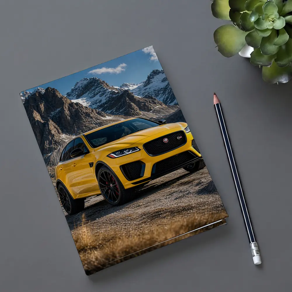 Jaguar F-Pace SVR Yellow Mountain Backdrop – Notebooks