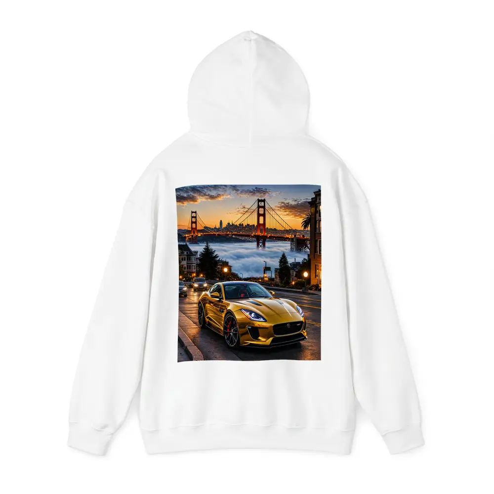 Jaguar F-Type Gold San Francisco Golden Gate – Hoodies