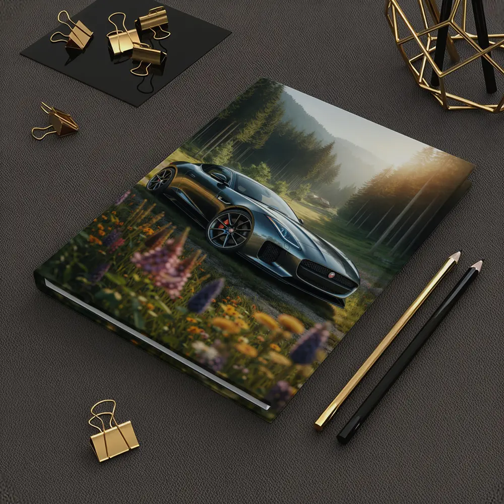 Jaguar F-Type Coupe Forest Meadow Setting – Notebooks