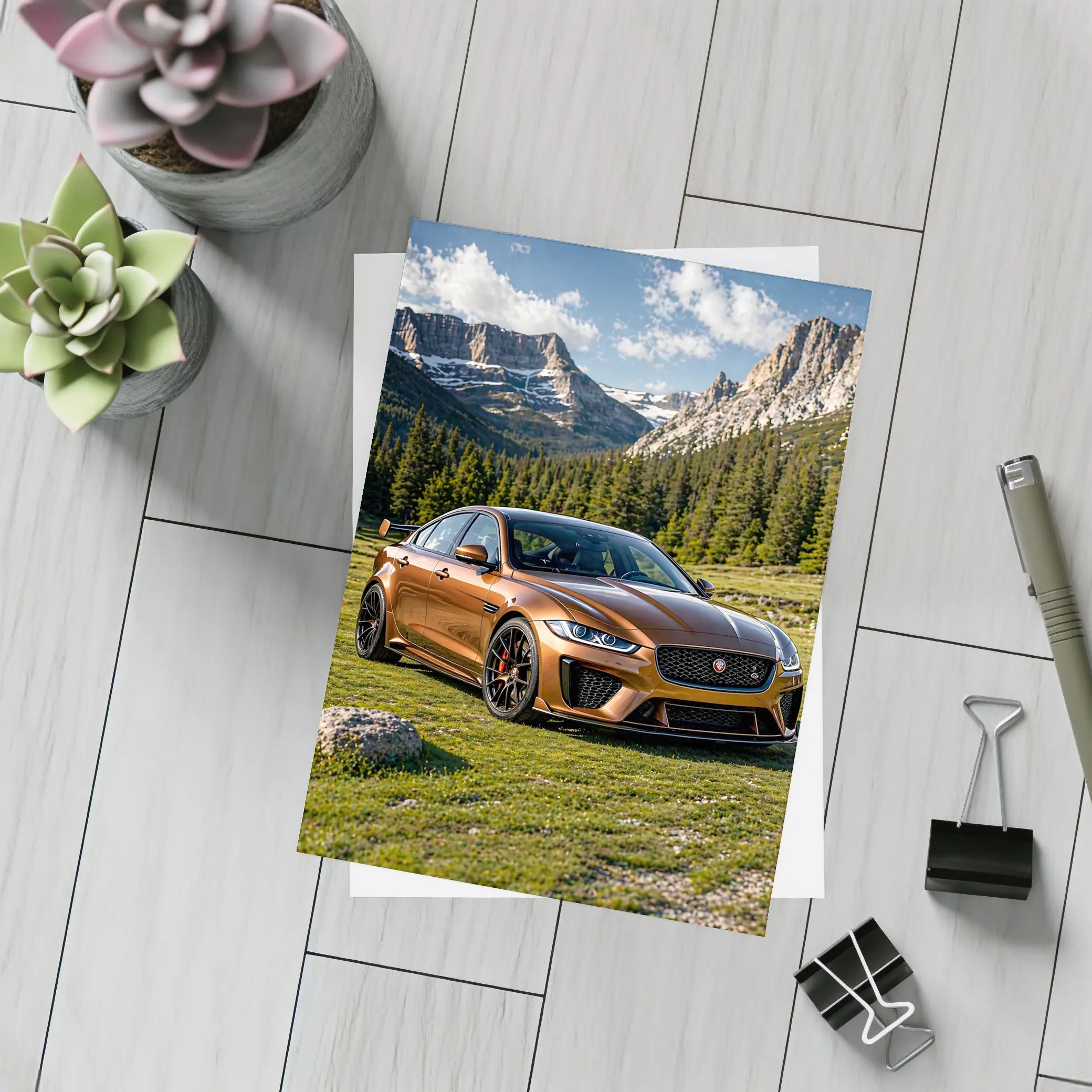 Jaguar XE SV Project Eight Mountain Meadow – Postcards