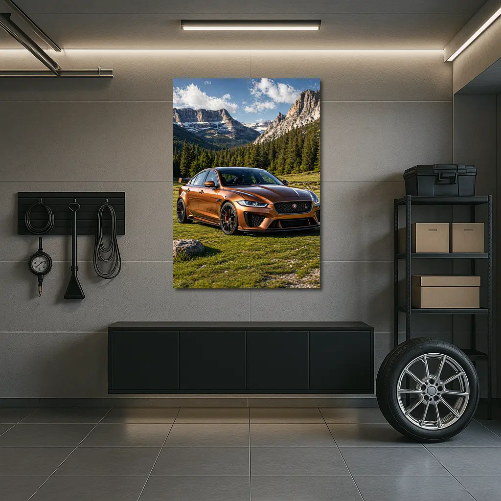 Jaguar XE SV Project Eight Mountain Meadow – Wall Art